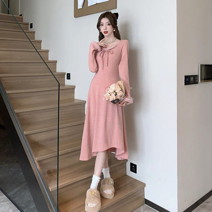【dress】ファーワンピース　M19046