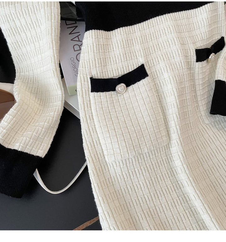 【dress】ニットワンピース　M25355