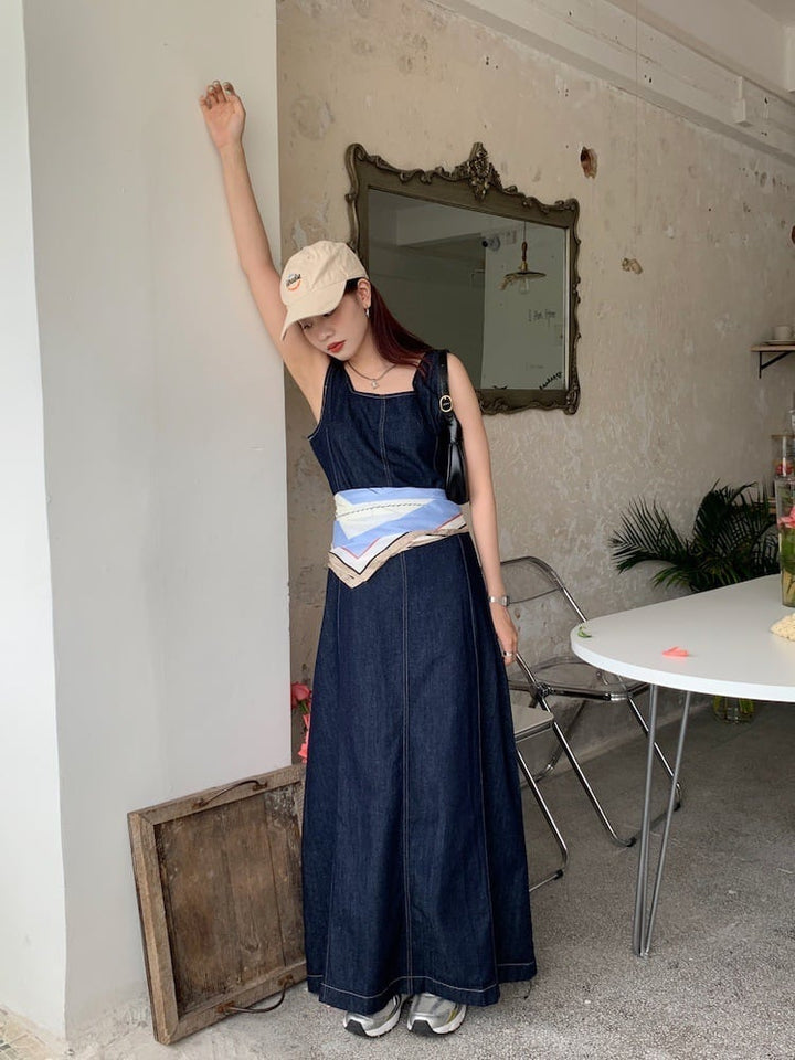 【dress】デニムワンピース　M25033