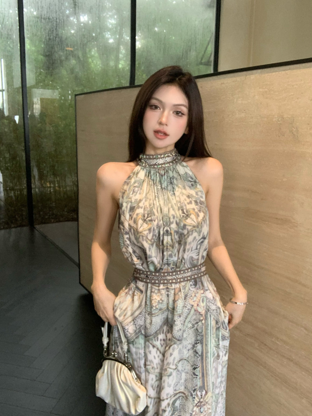 【dress】プリントワンピース　M24509