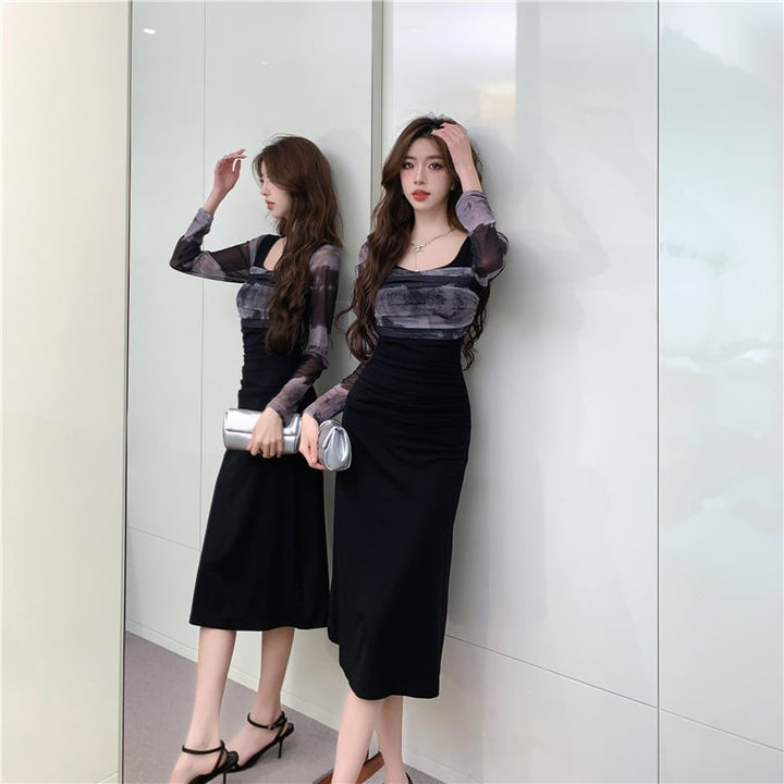【dress】チュールワンピース　M20982