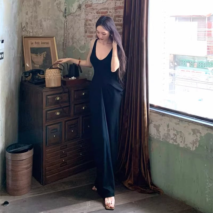 【dress】ロングキャミワンピース Q8267