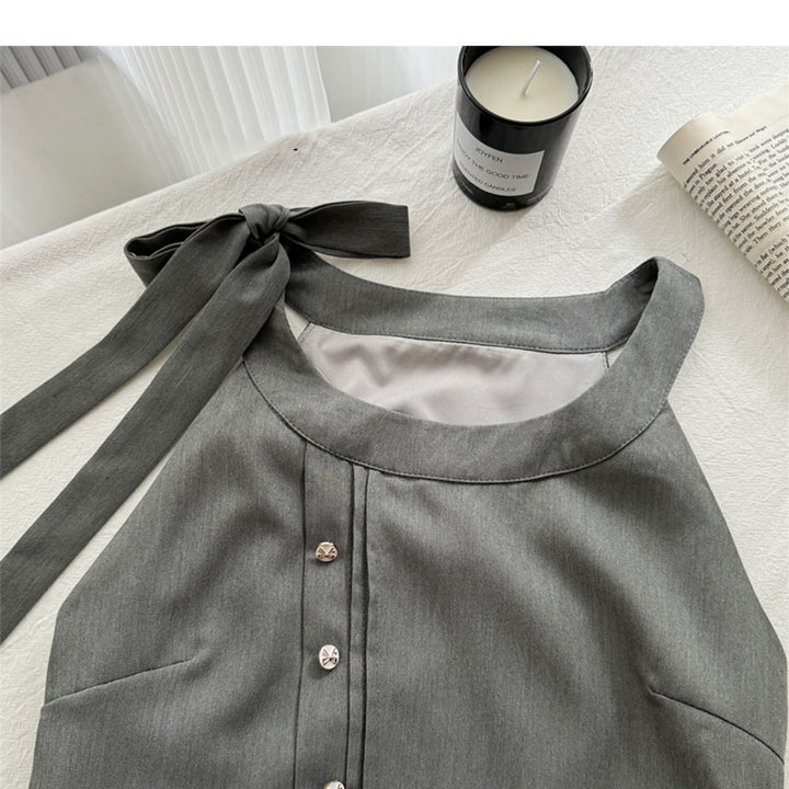 【dress】リボン付きキャミワンピース　M23969