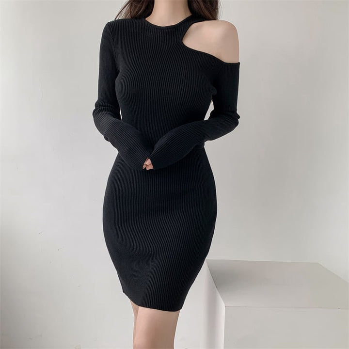 【dress】絶対欲しいファッションニットワンピース　M17512