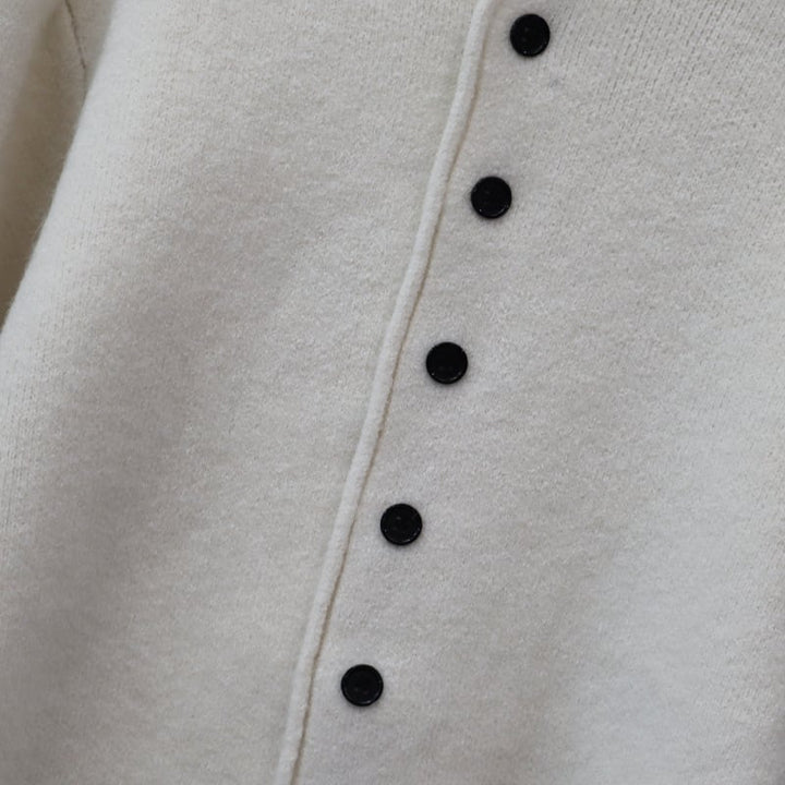 【outer】ボタンデザインニットカーデ　M26851