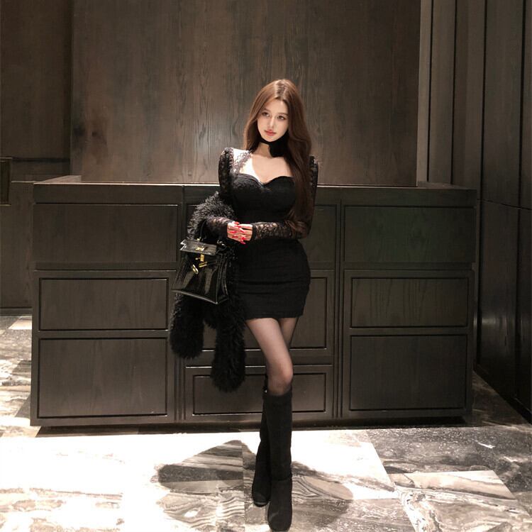 【dress】レースデートワンピース　M28542