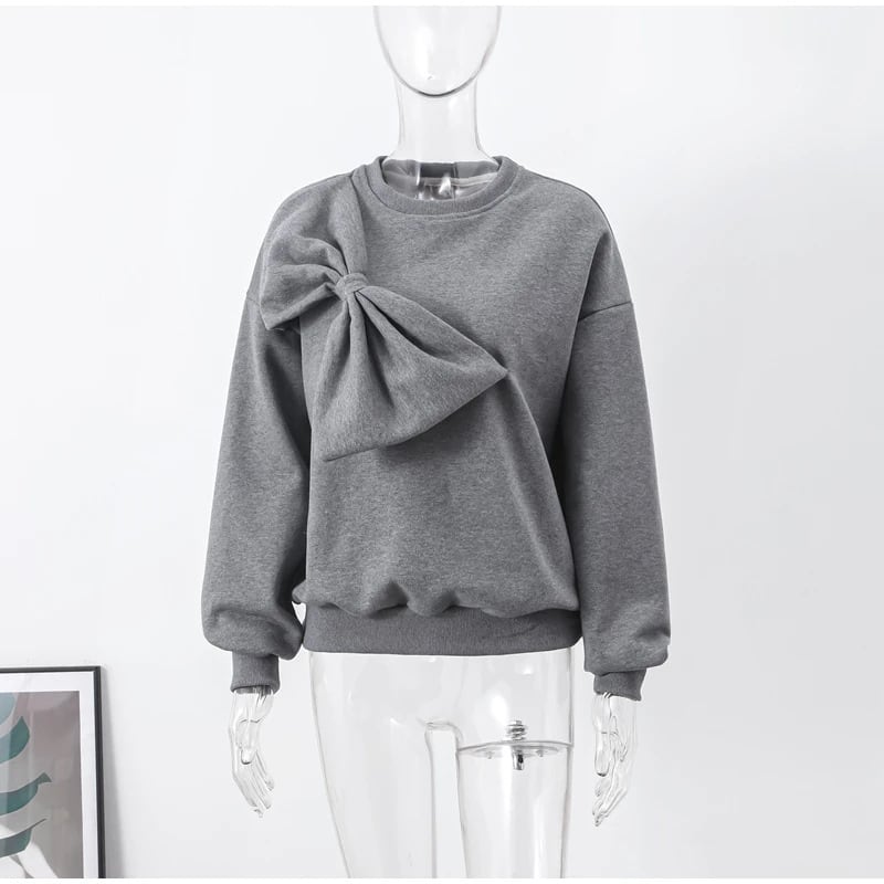【tops】リボン付きプルオーバー　M26790