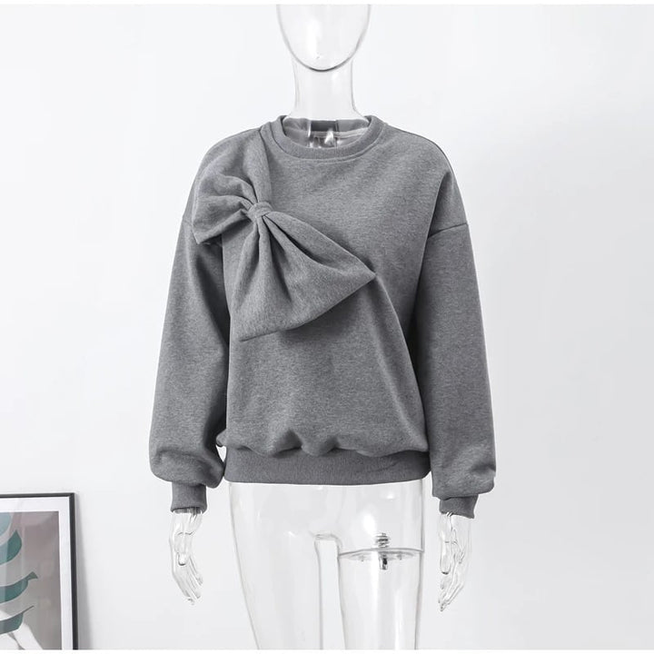 【tops】リボン付きプルオーバー　M26790