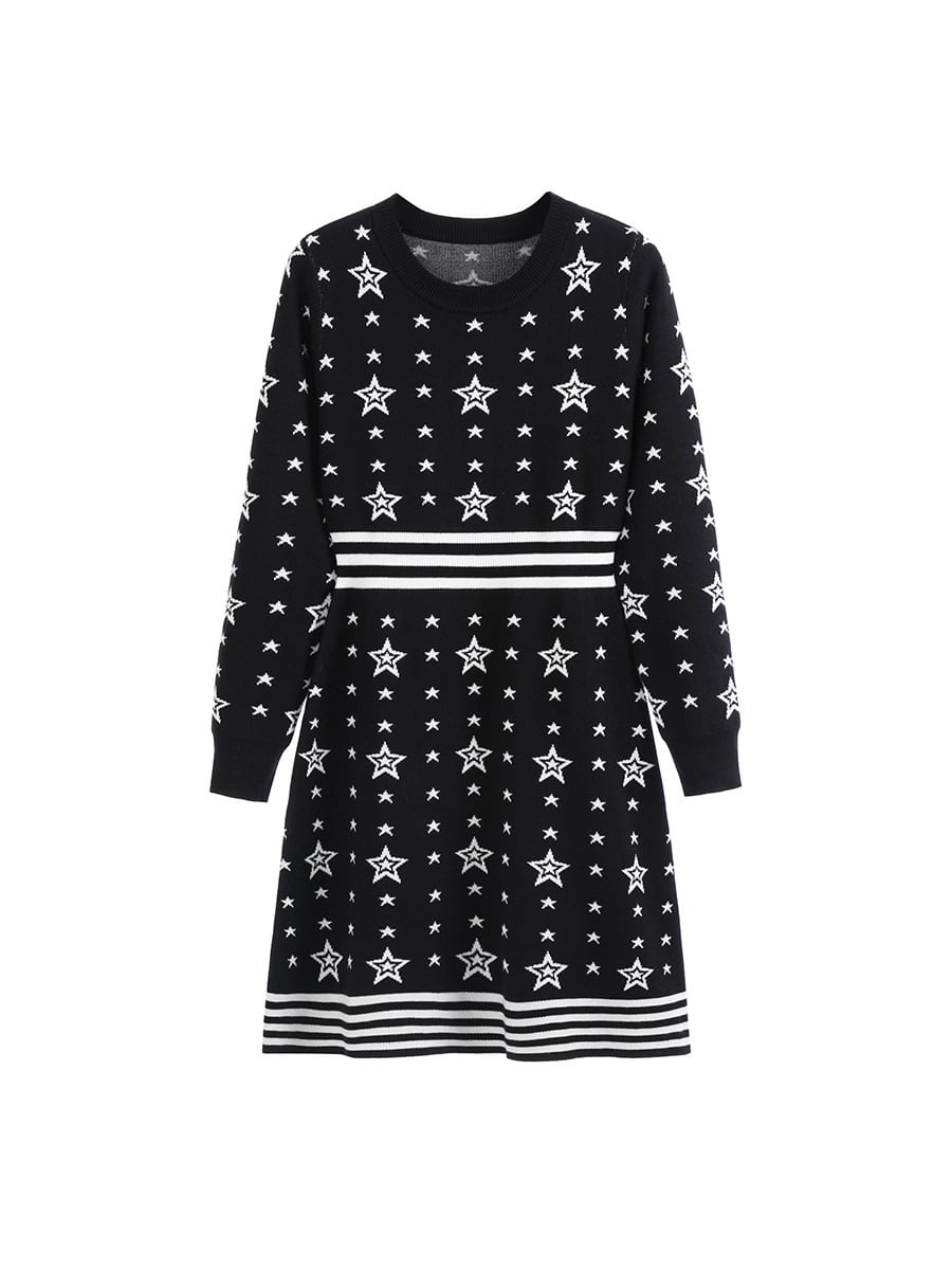【dress】今季マストバイエレガントニットワンピース　M17470