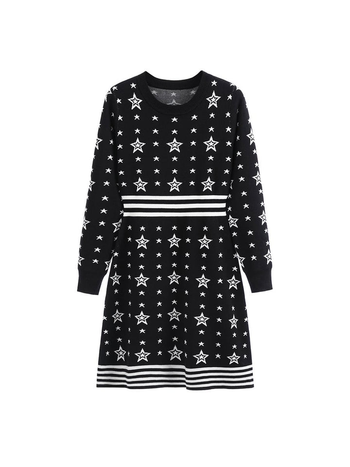 【dress】今季マストバイエレガントニットワンピース　M17470