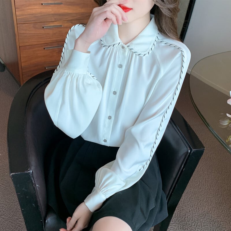 【tops】人気を独占中 エレガントシャツトップス　M17343