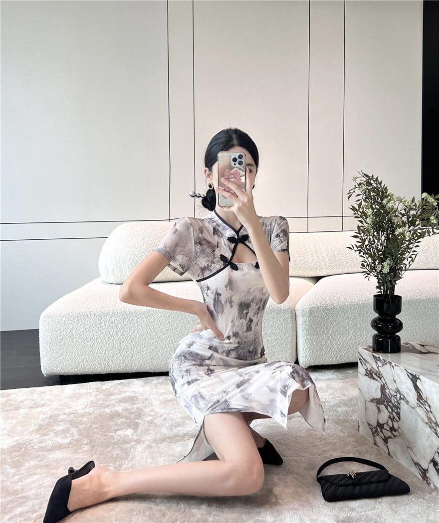 【dress】知的で品の良い♡エレガントデートワンピース　M17189