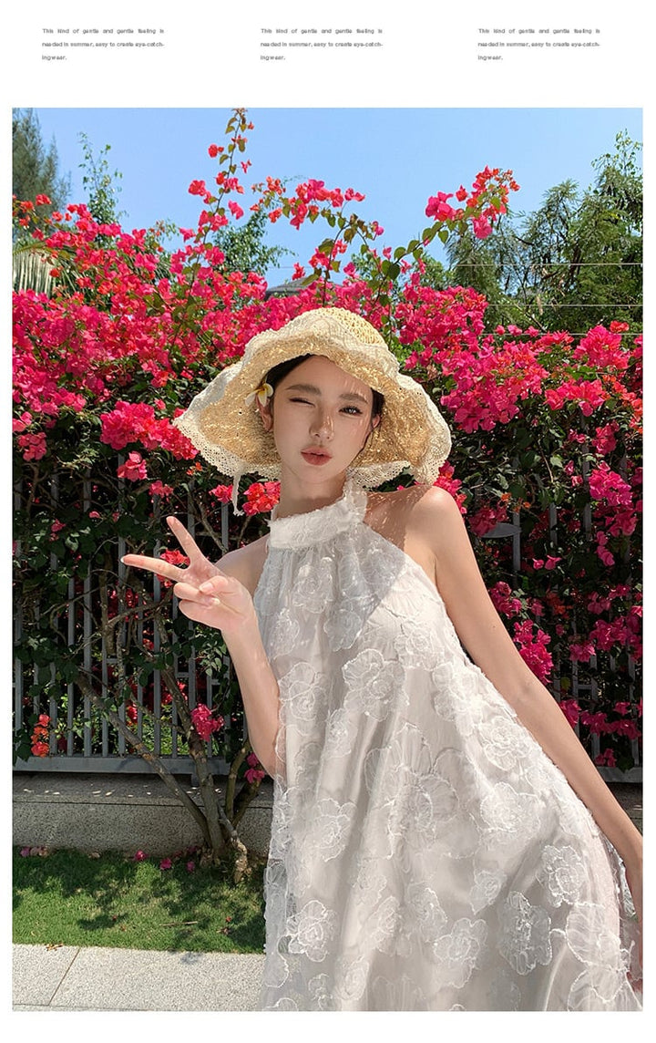 【dress】ホルターネックワンピース　M25290