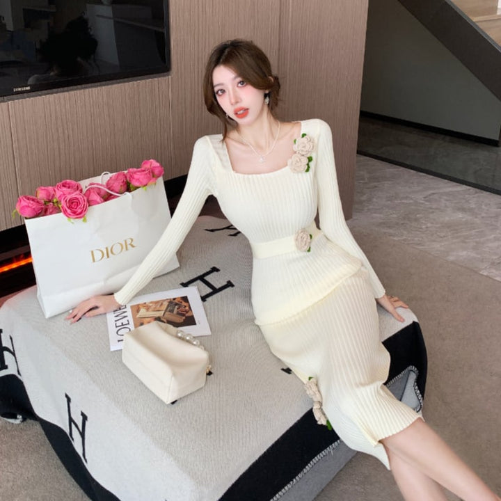 【dress】ニットワンピース　M18334