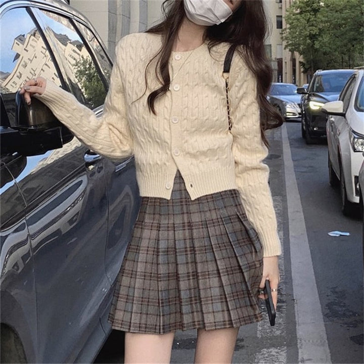 【outer】ニットカーデ　M25957
