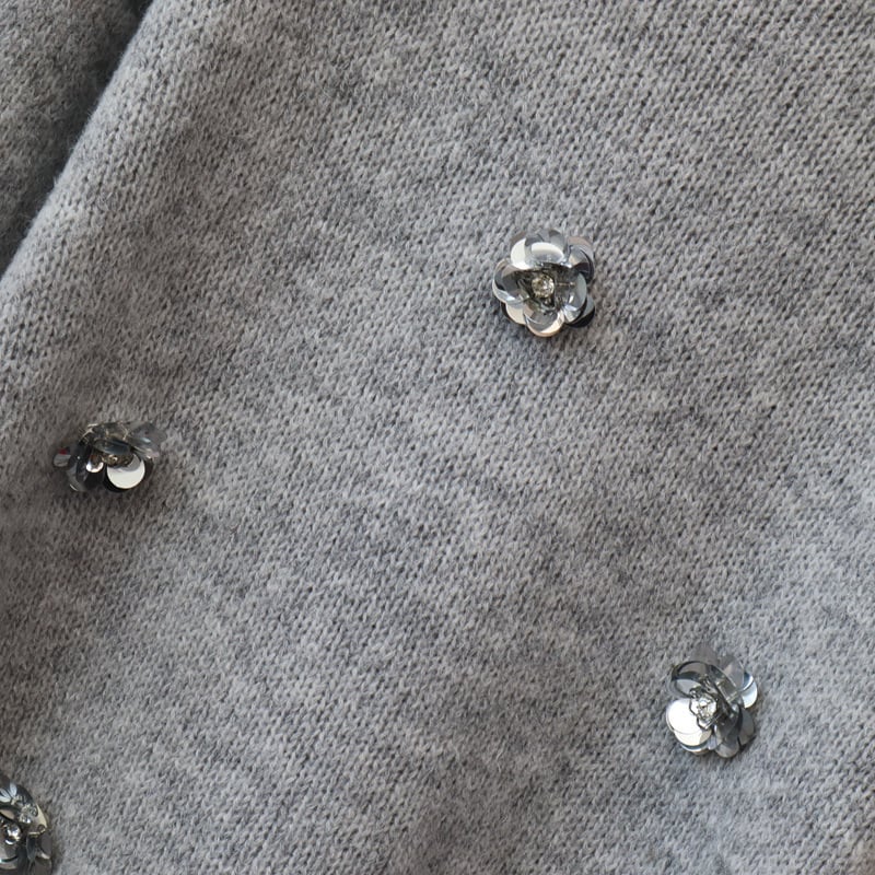 【tops】クルーネックニットセーター　M26723