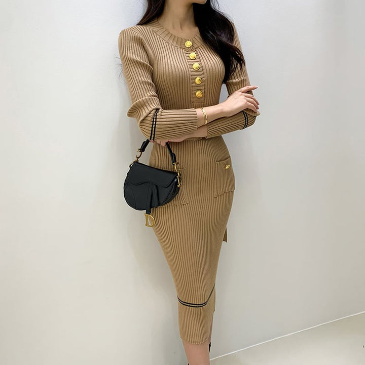 【dress】ニットワンピース　M19324