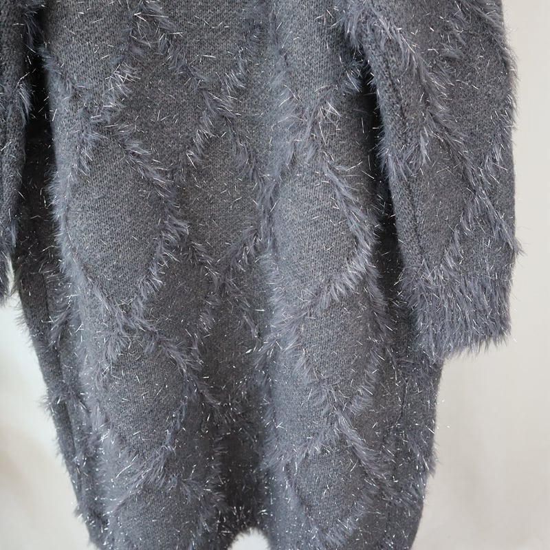 【outer】ロング丈ニットカーデ　M26681