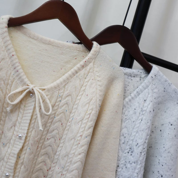 【outer】ニットカーデ　M25395