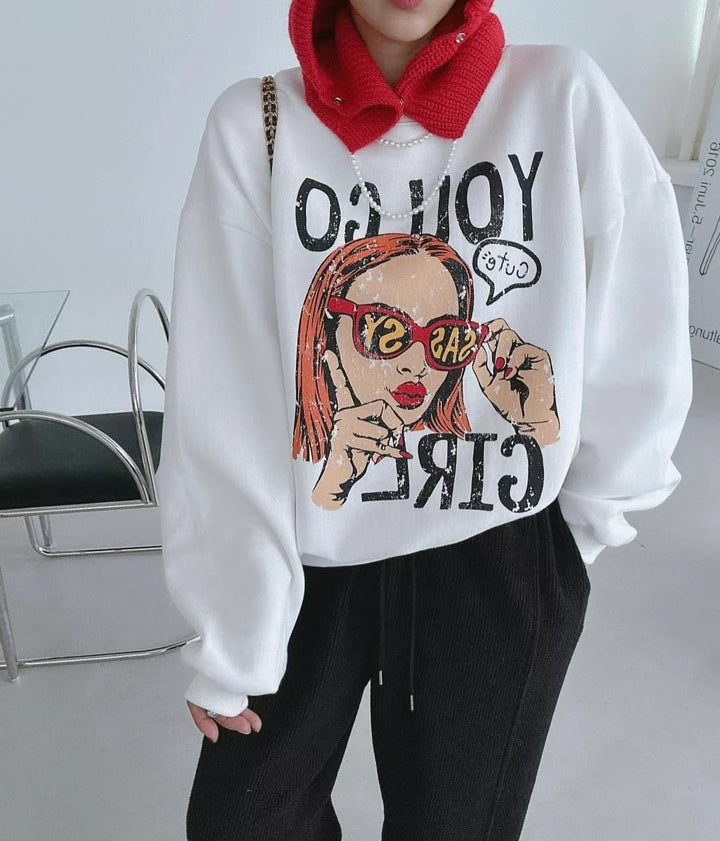 【tops】プリントプルオーバー　M27096