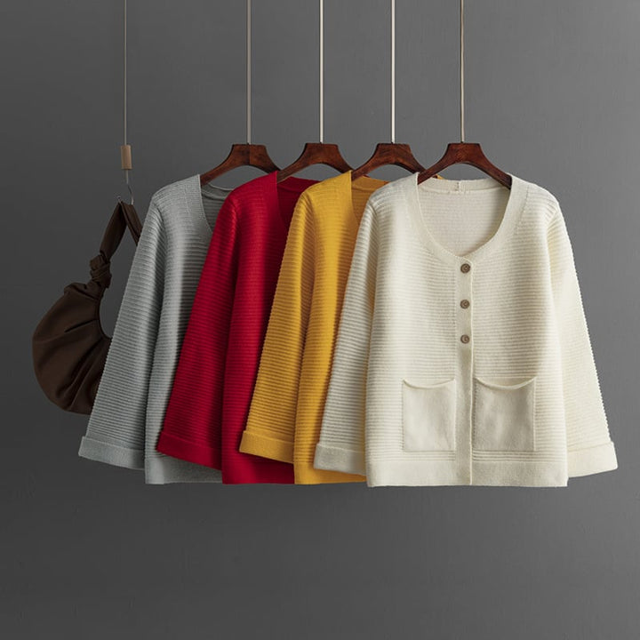 【outer】ニットカーデ　M25681
