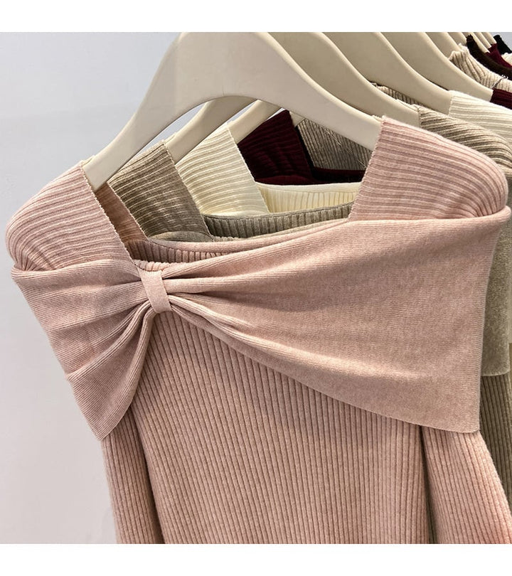 【tops】ニットトップス　M27565