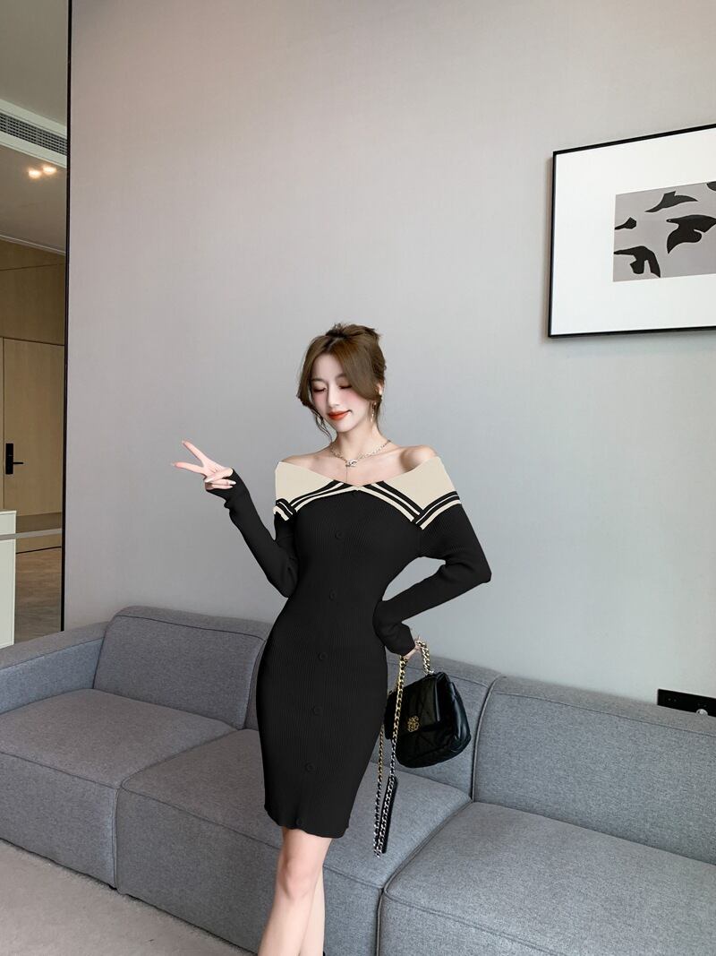 【dress】ニットワンピース　M18770