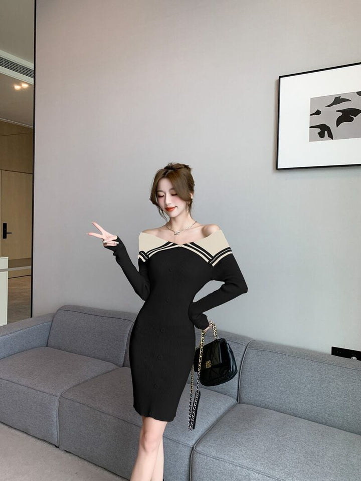 【dress】ニットワンピース　M18770