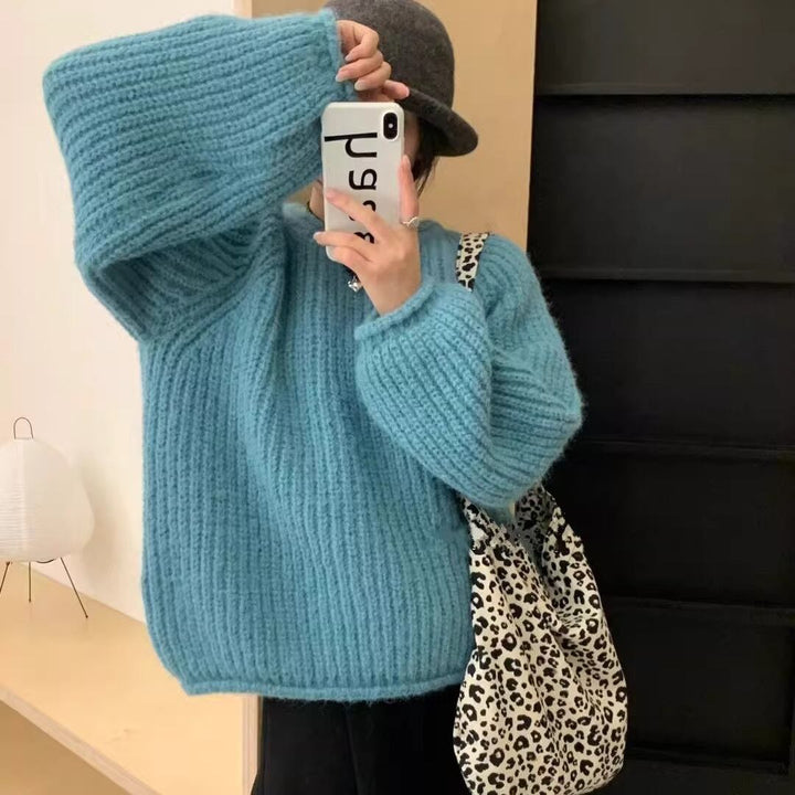 【tops】クルーネックニットセーター　M27272