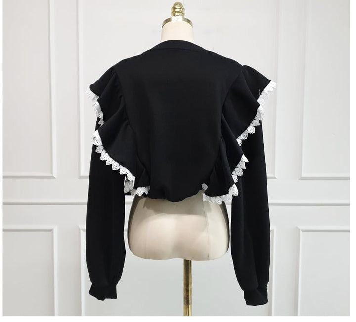 【tops】フリルプルオーバー　M27391