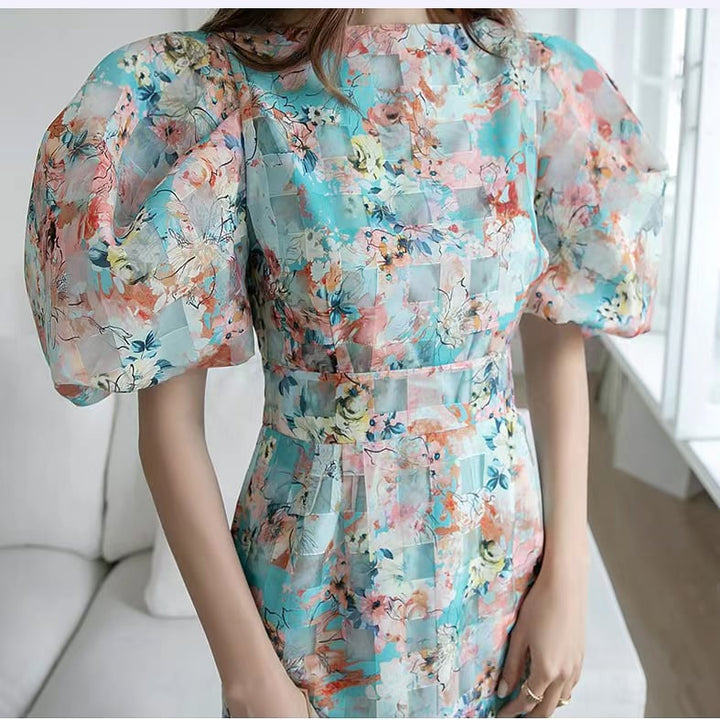 【dress】プリントワンピース　M24812