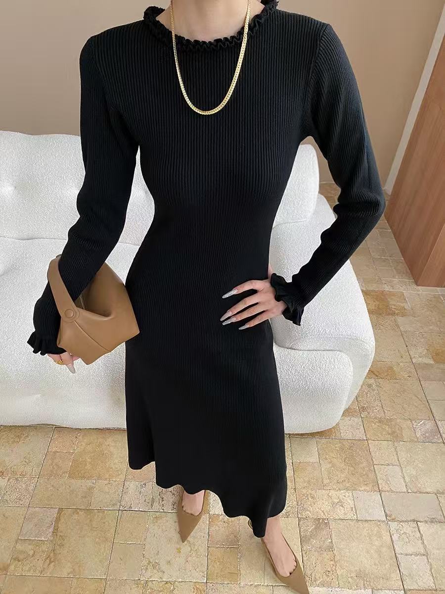 【dress】ニットワンピース  K0657