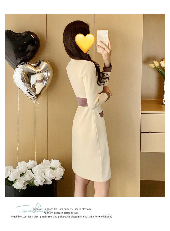 【dress】ニットワンピース　M28412