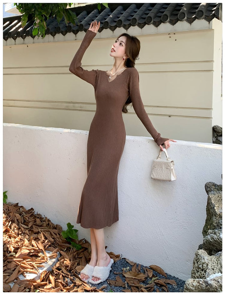 【dress】ニットワンピース　M25660