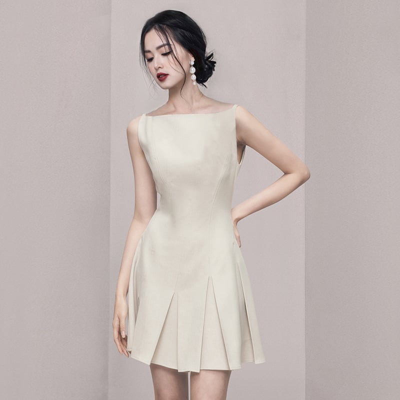 【dress】主役級ノースリーブエレガントデートワンピース　M16749