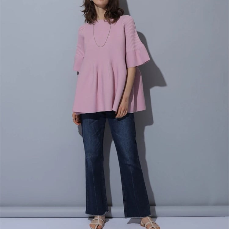 【tops】アンブレラスリーブトップス　N-1649