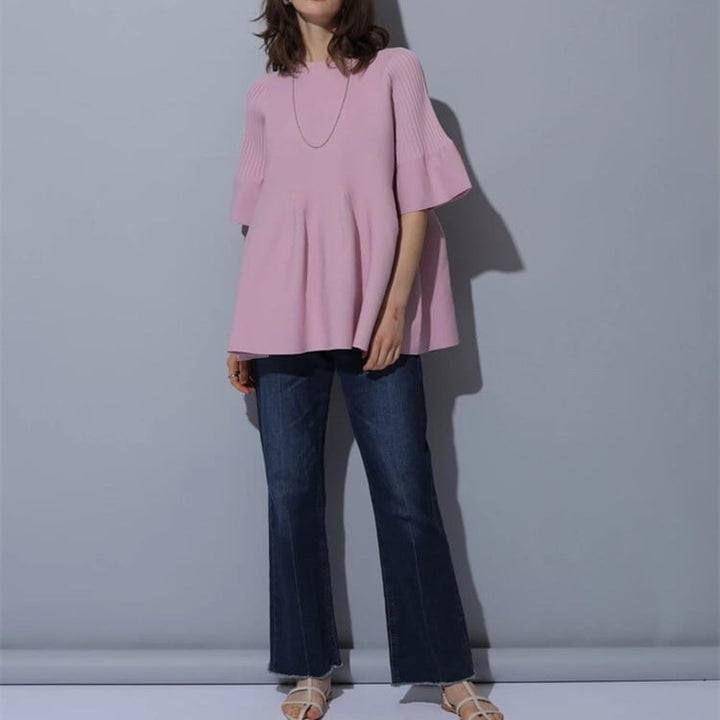 【tops】アンブレラスリーブトップス　N-1649