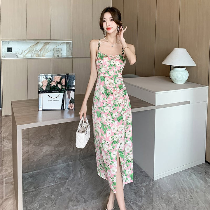 【dress】花柄キャミワンピース　M22472