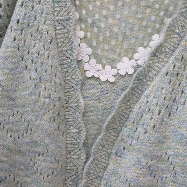 【set】ニットカーデ+キャミワンピースセット　M26698