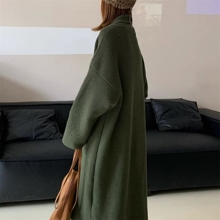 【outer】ロング丈ニットカーデ　M18410