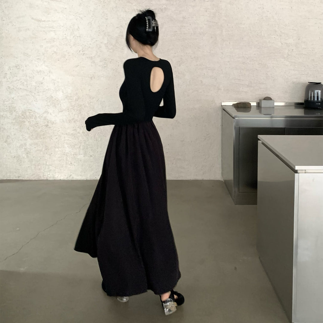 【dress】バックオーポンワンピース　M29711