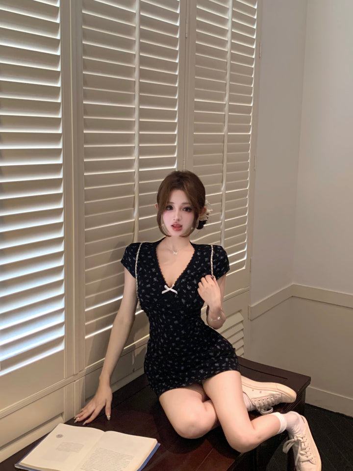 【dress】花柄ワンピース　M24082