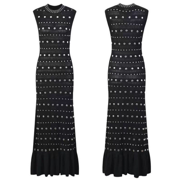 【dress】ノースリーブマーメイドワンピース　M29755