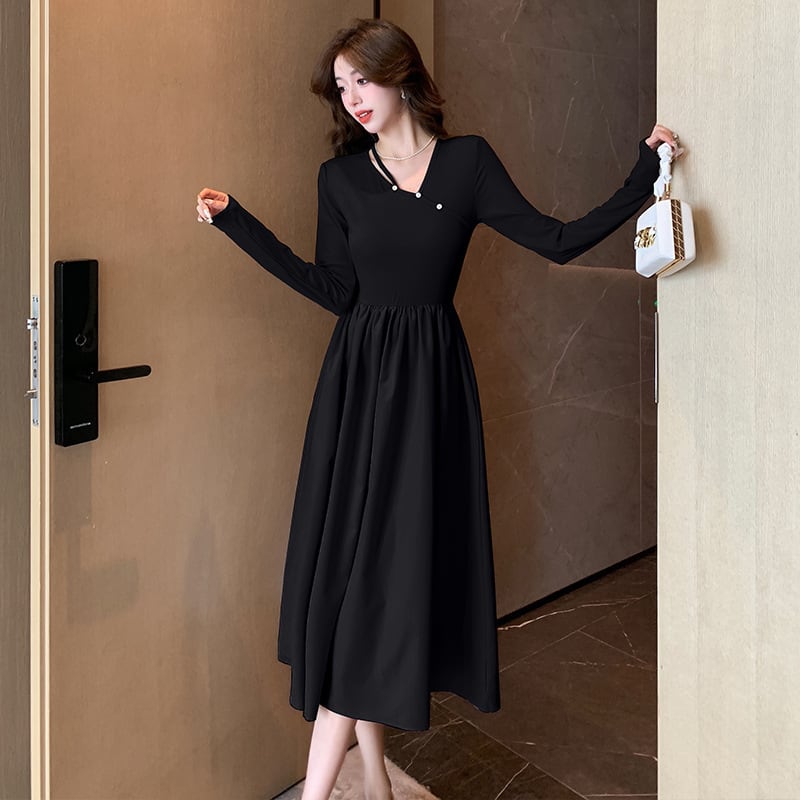 【dress】絶対欲しい ファッションシンプルワンピース　M17322