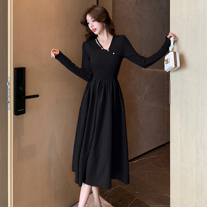 【dress】絶対欲しい ファッションシンプルワンピース　M17322
