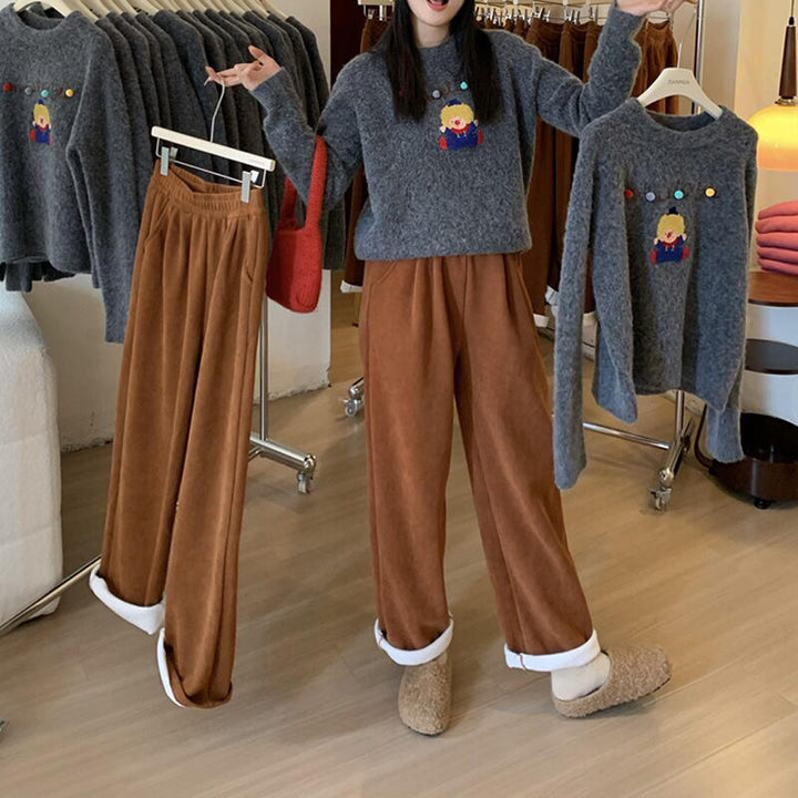 【tops】クルーネックニットセーター　M28729