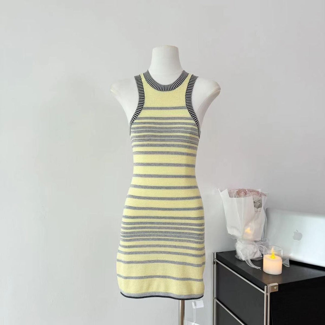 【dress】ニットベストワンピース　M24471