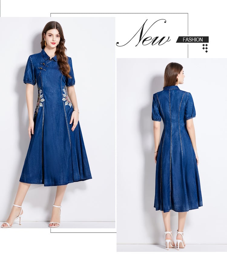 【dress】デニムワンピース　M24577