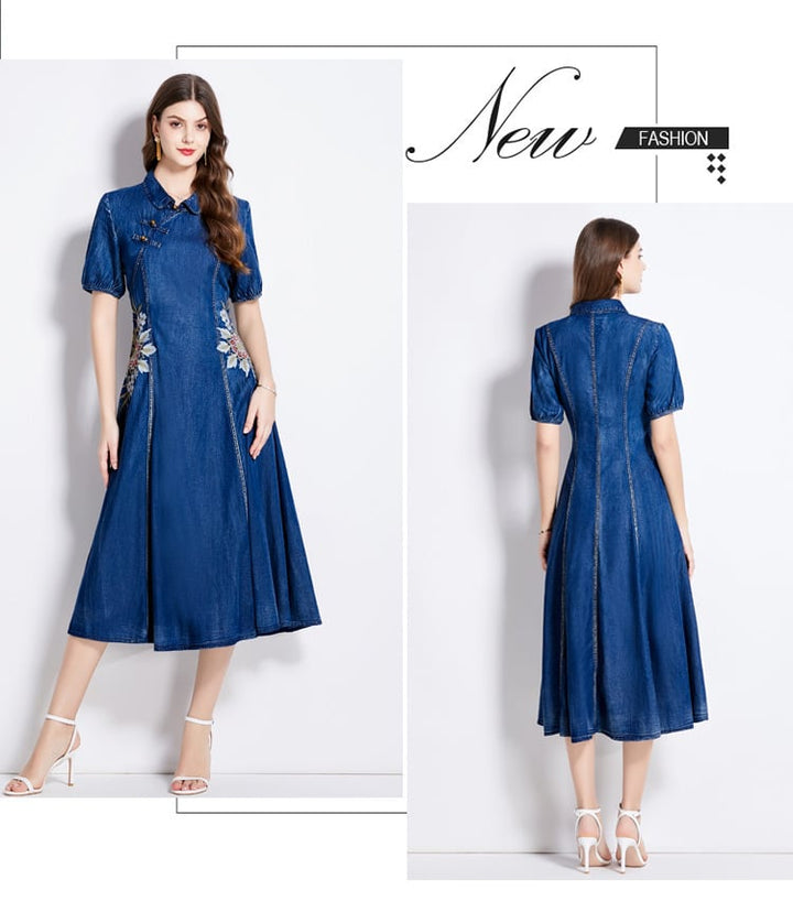 【dress】デニムワンピース　M24577