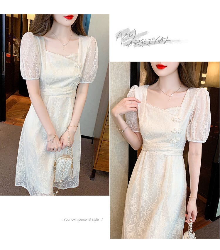 【dress】知的で品の良い♡エレガントデートワンピース　M17295